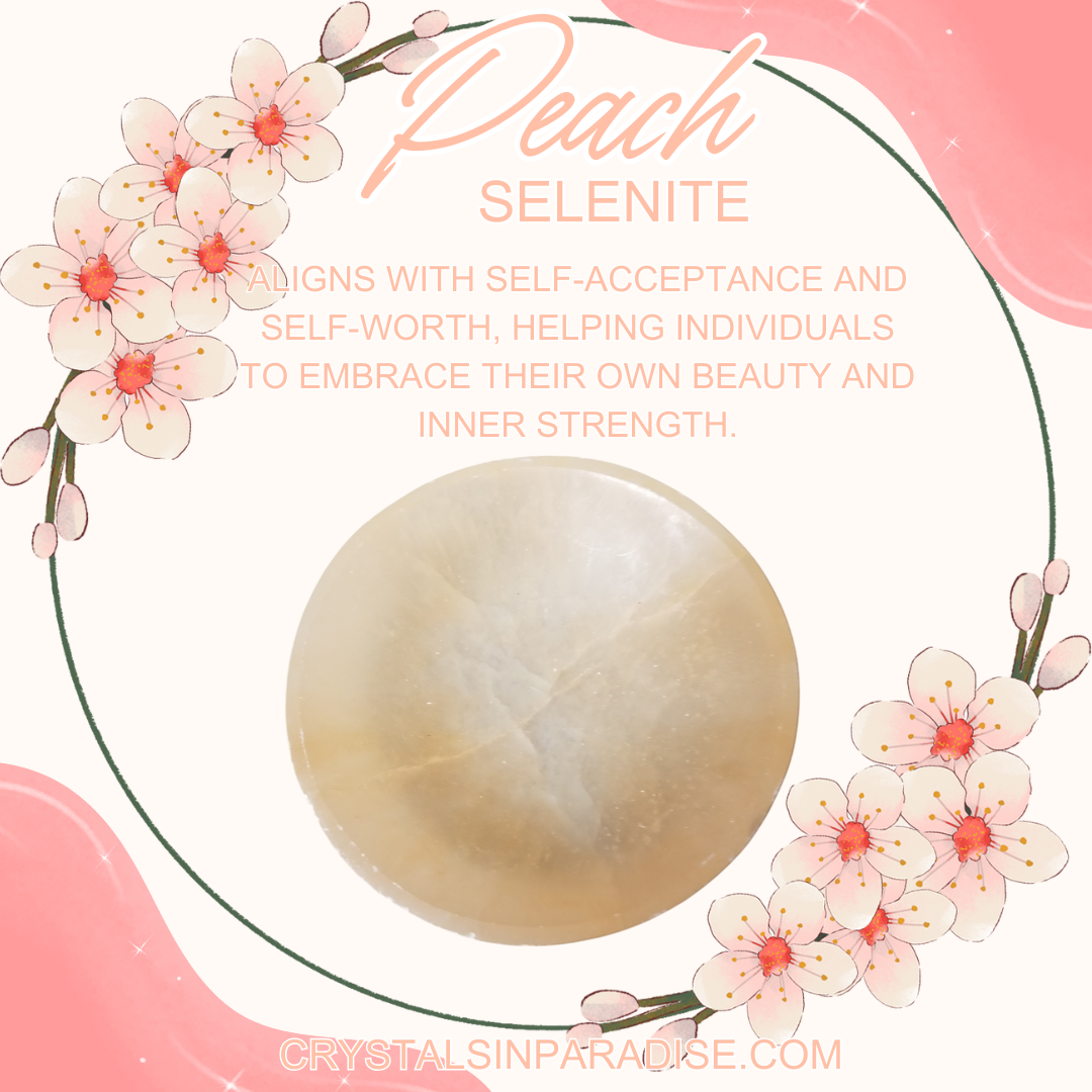 Peach Selenite
