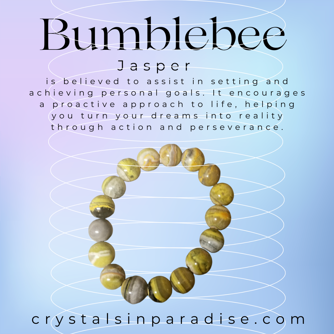 Bumblebee Jasper Bracelet: Embrace Energy, Confidence, and Creativity