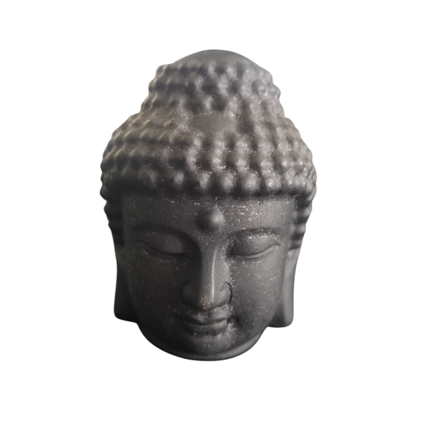 Black Obsidian Buddha Head Statue