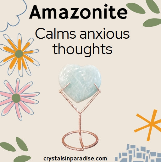 Amazonite Heart