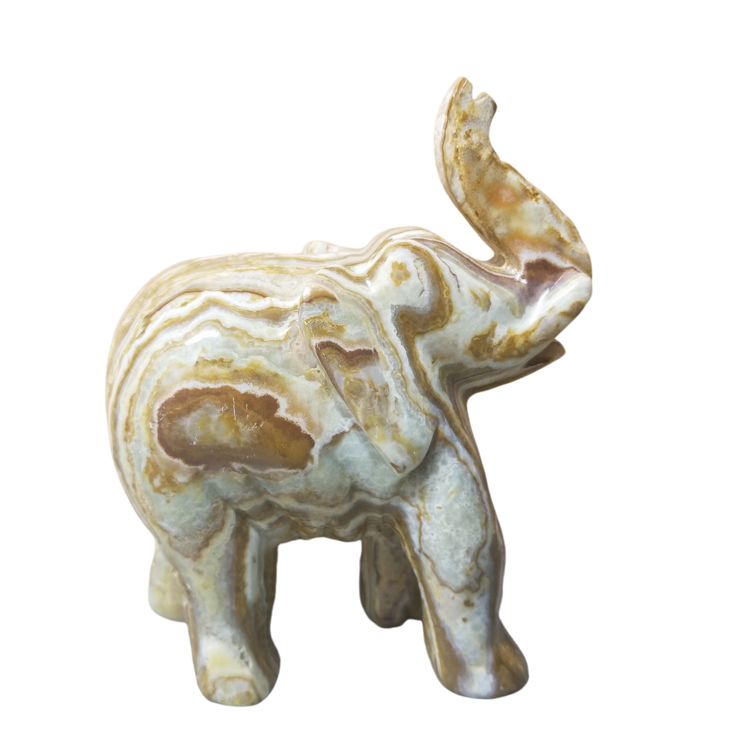 Green Onyx Animal Carvings