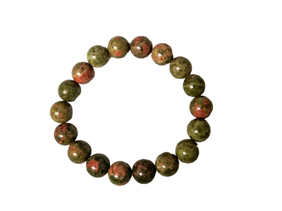 Unakite 10mm Bracelet
