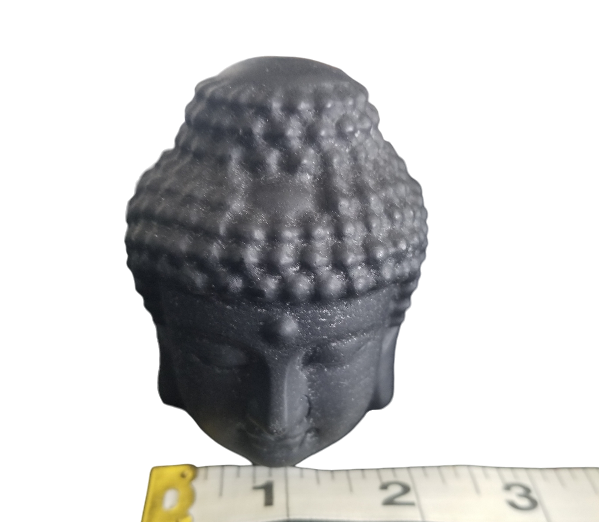 Black Obsidian Buddha Head Statue
