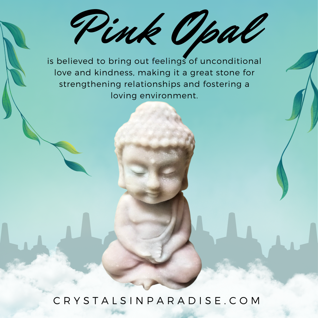 Pink Opal Buddha