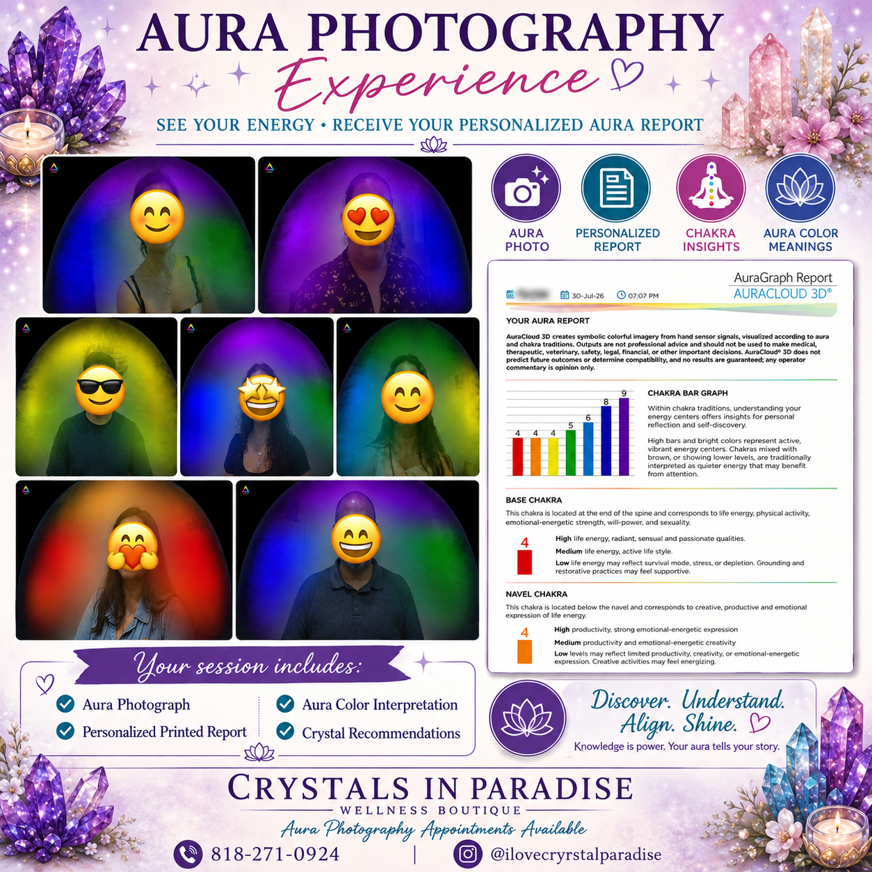 Personalized Aura Portrait Printout