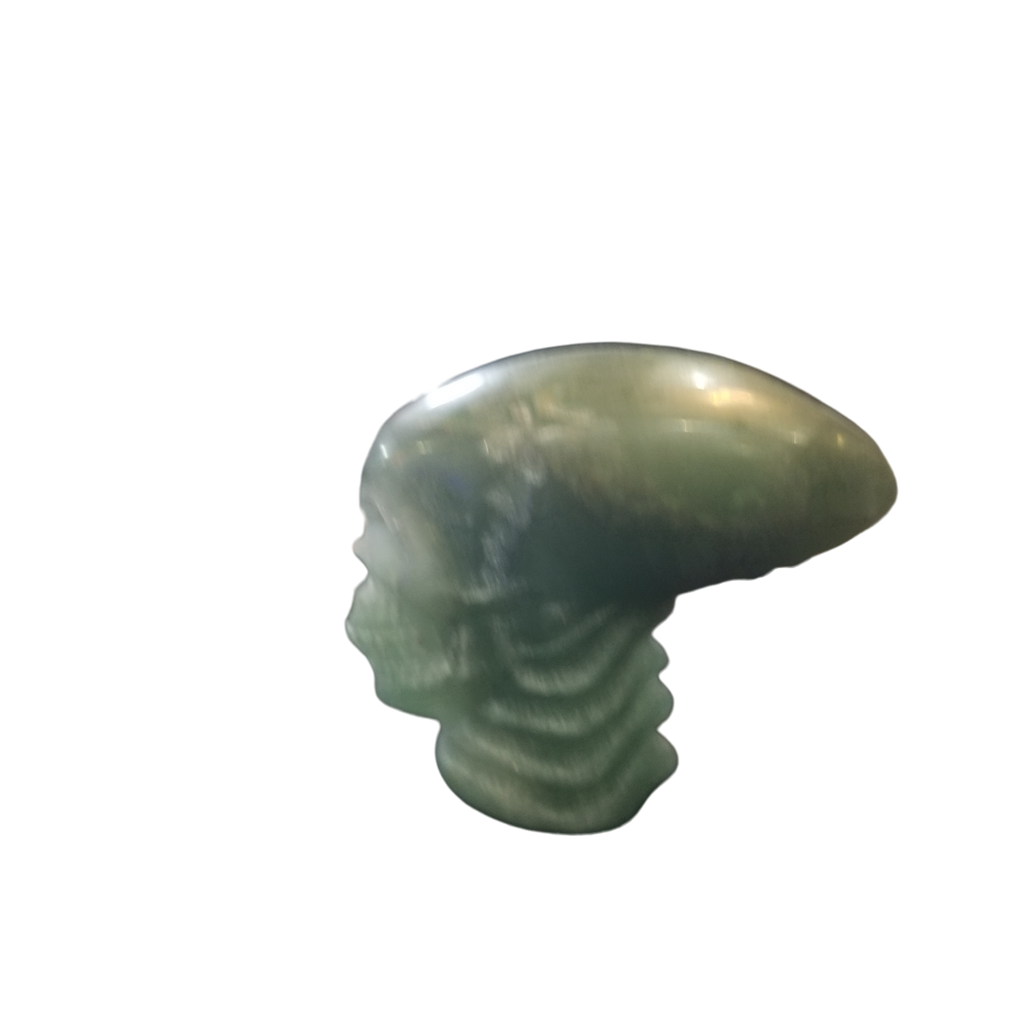 Fluorite Alien Head: Channel Cosmic Wisdom & Protection