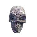Sphalerite Skull with Aura Coating