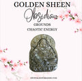 Golden Sheen Obsidian