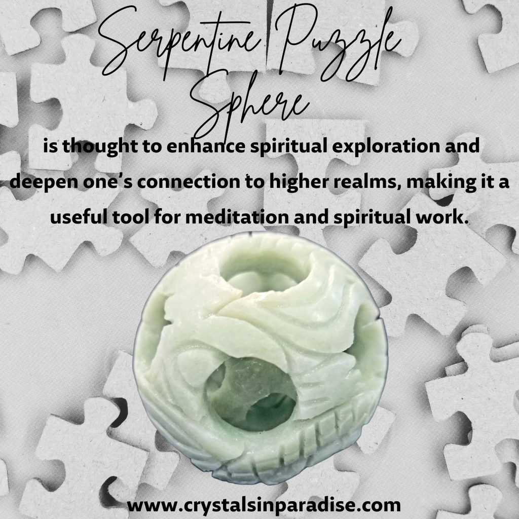 Serpentine Puzzle Sphere: A Masterpiece of Craftsmanship and Ancient Energy