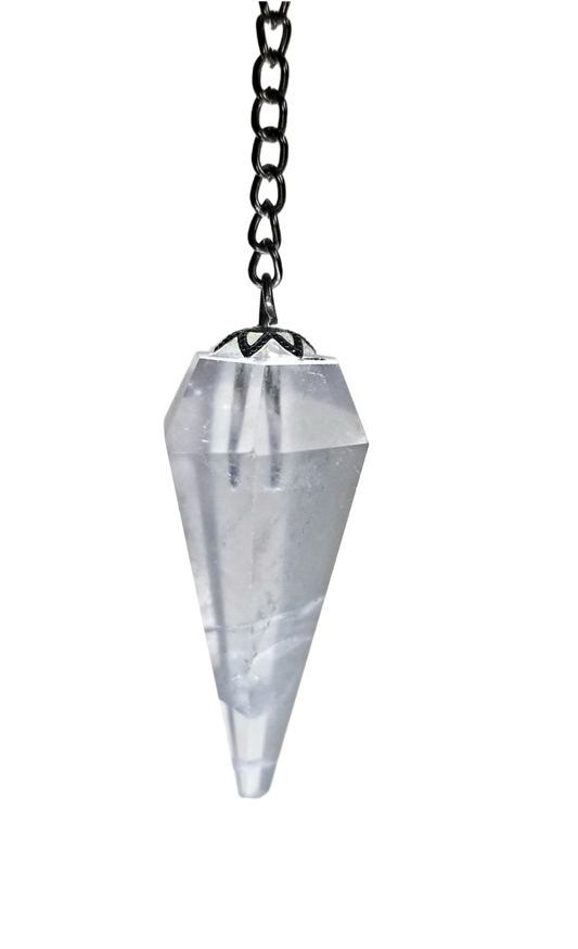 Clear Quartz Pendelum