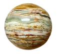 Green Onyx Sphere – A Stone of Inner Peace 🌿