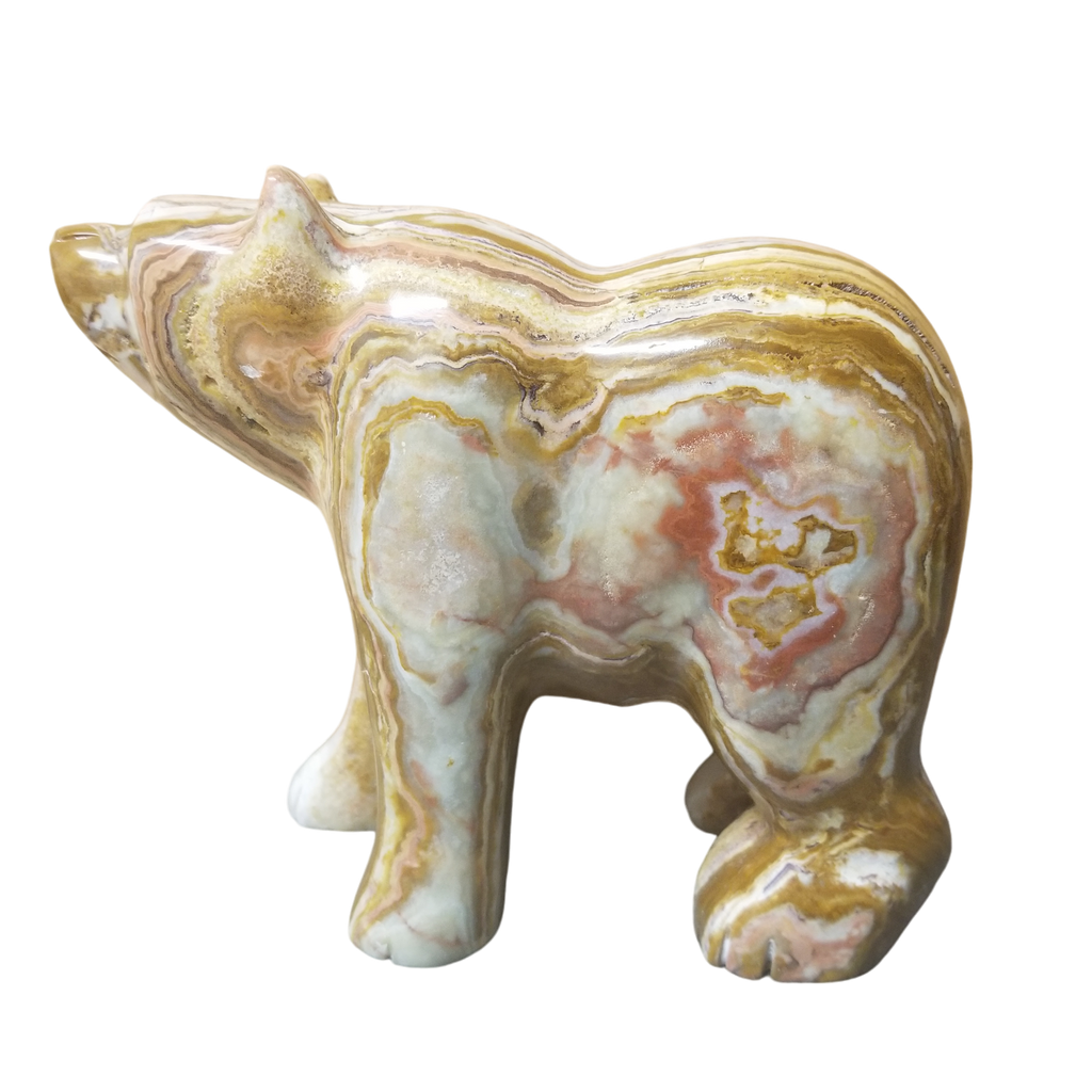 Green Onyx Animal Carvings