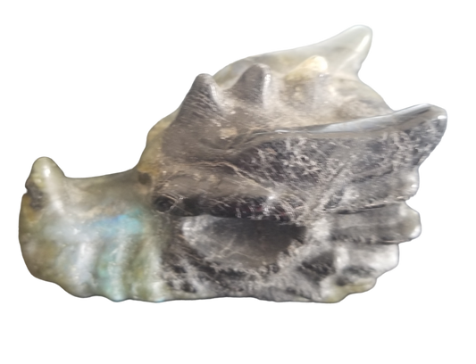 Labradorite Dragon Head