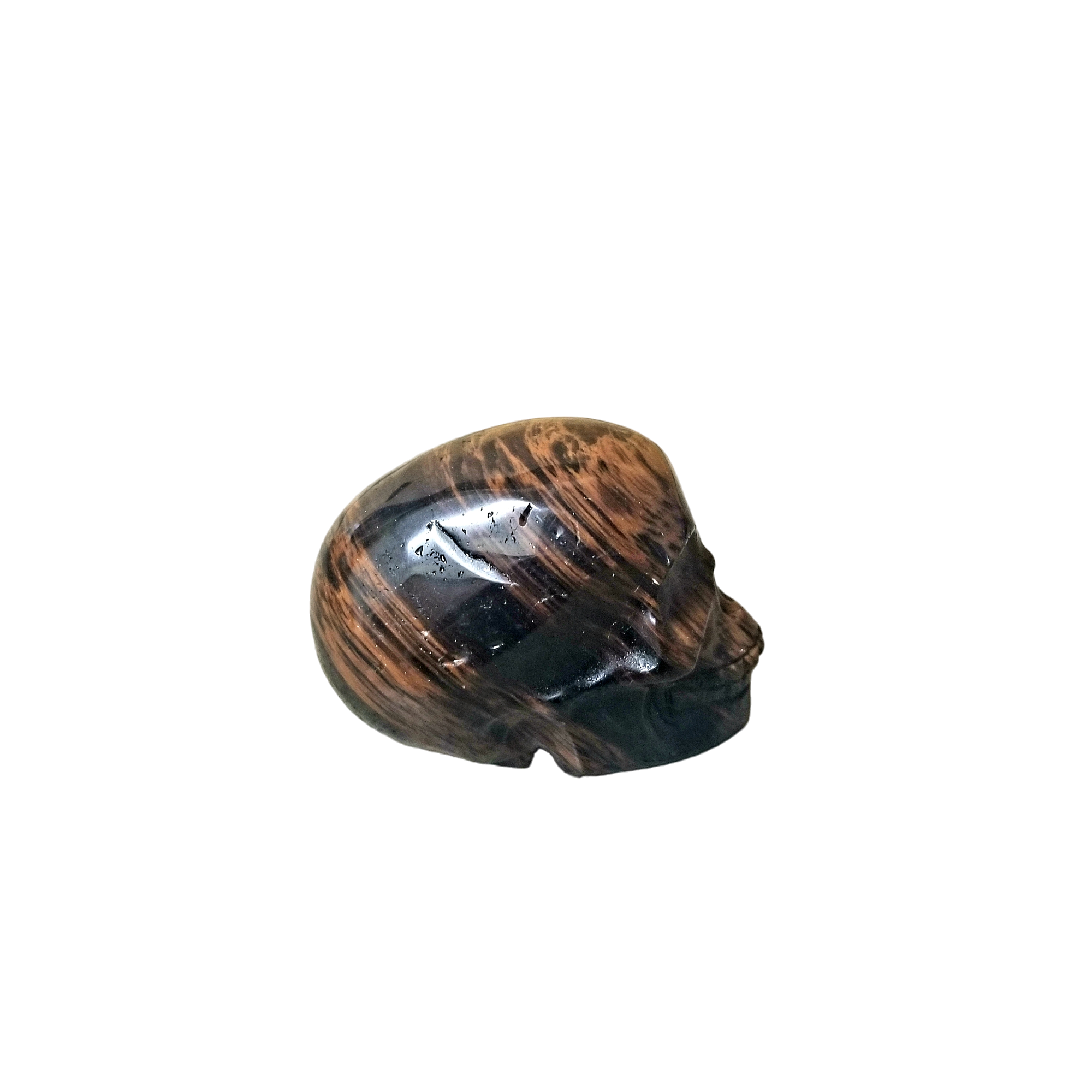 Mahogany Obsidian Skull