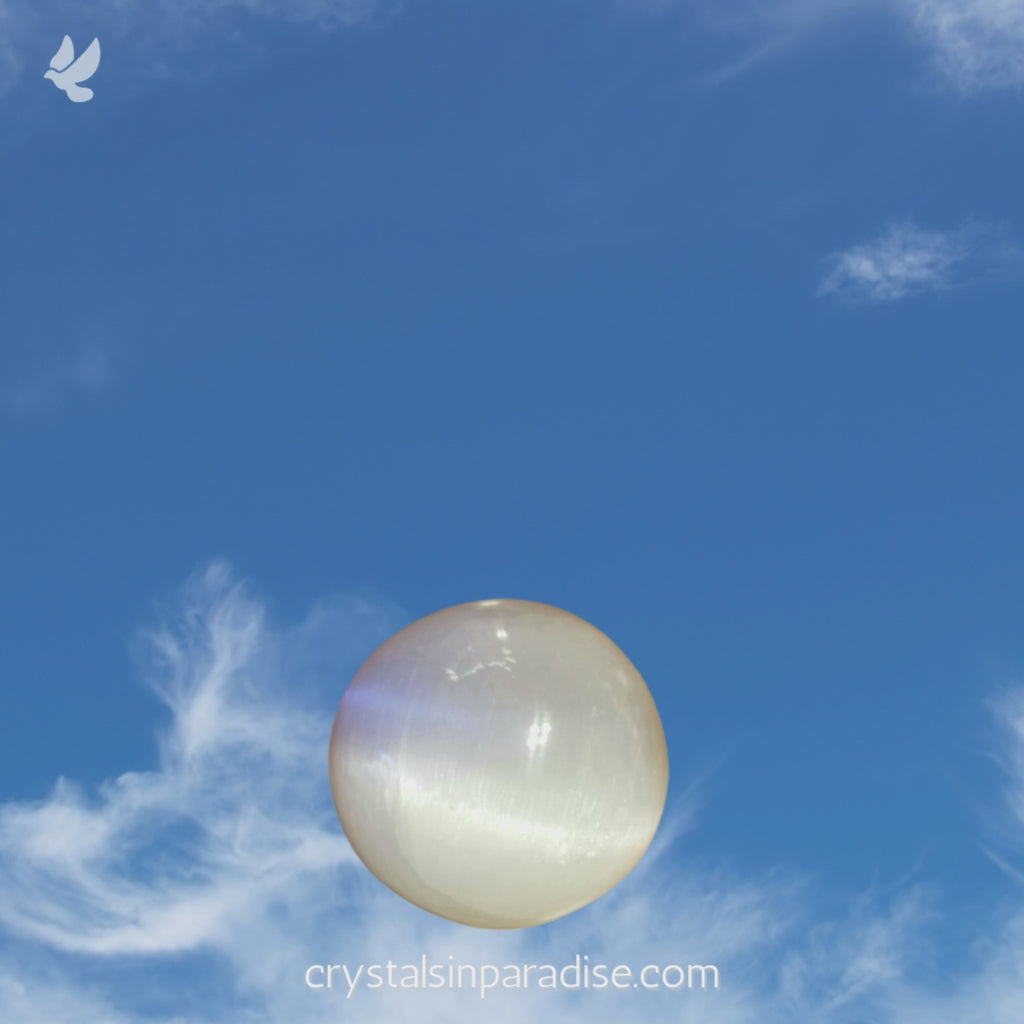 Selenite (Satin Spar) Sphere