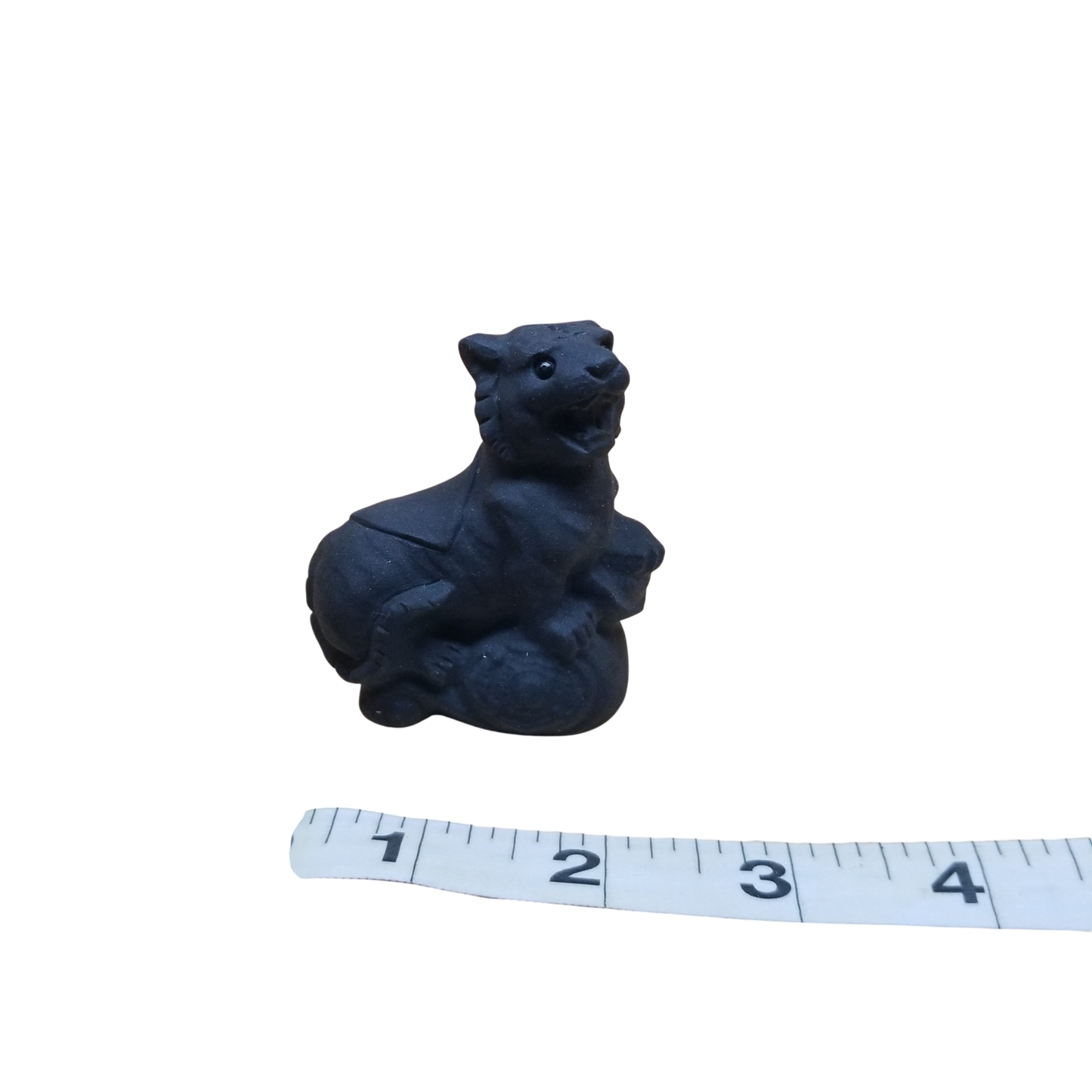 Chinese Zodiac Black Obsidian Carvings